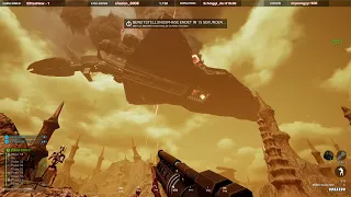 Galactic Contention - Venator-class star destroyer crashes in Geonosis - Big Explosion