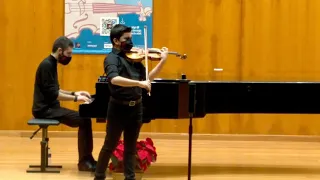 Sinfonía española de Lalo.Hugo Beltrán ( 12 años ).