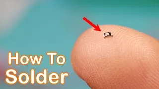 How to Solder SMD Components Within a Minute - Soldering tips