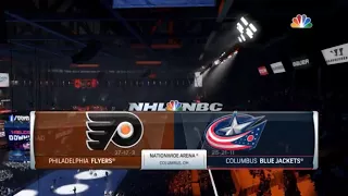 Playstation 4: NHL 18 - Philadelphia Flyers vs Columbus Blue Jackets: True Broadcast Cam