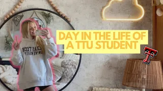 DAY IN THE LIFE OF COLLEGE // Texas Tech University