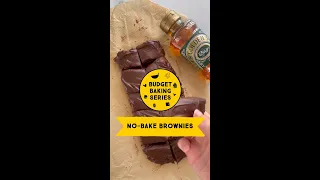 Budget Bakes: No Bake Brownie I We Love Baking #shorts