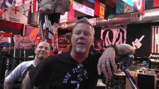 Corey Taylor and James Hetfield