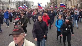 Митинг 5 мая: Он нам не царь! Питер