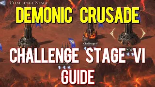 Demonic Crusade Challenge Stage VI Guide | Watcher of Realms