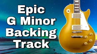 G Minor Slow Epic Backing Track For Guitar Solos 82BPM