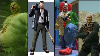 Dead Rising - All Bosses / Psychopaths (With Cutscenes)