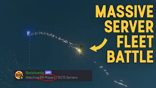 MASSIVE server-wide fleet battle | Draconis Expanse | Space Engineers