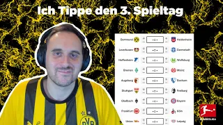 Meine Tipps zum 3. Spieltag der Bundesliga