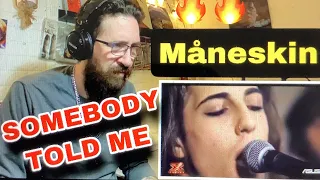 METALHEAD REACTS| Måneskin - Somebody told me - live acoustic.