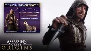 Assassin's Creed Origins - How to Unlock Augilar's Outfit and Weapons (Free Twitch Prime Loot DLC)