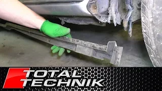 How to Remove Side Skirt Mount Brackets - Audi A6 S6 RS6 - C5 - 1997-2005 - TOTAL TECHNIK