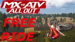 MX vs ATV ALL OUT - Favorite Free Ride Jumps - Flying Moto Ranch