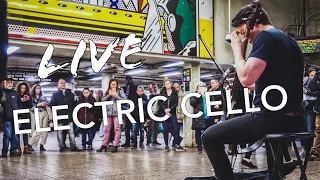 NYC Street Musician Stops People in their Tracks (Electric Cello) - Eyeglasses