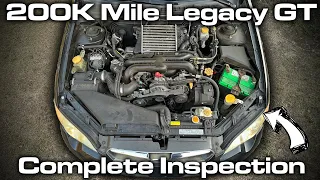 200,000 Mile Subaru Legacy GT Full Inspection. How Bad Is It?!