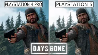 Days Gone PS4 Pro VS PS5 Graphics Comparison First 10 Minutes Gameplay / 30 FPS VS 60 FPS