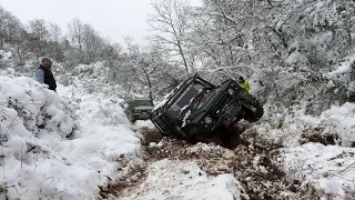 SNOW OFFROADING  **Land Rover Discovery & Defender & Rrc Trayback**