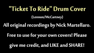 Ticket To Ride (Beatles Drums ISOLATED Backing Track Cover)