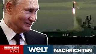 UKRAINE-KRIEG: Putin provoziert mit neuer Wunderwaffe! Kampfpanzer für Selenskyj | WELT NEWSSTREAM