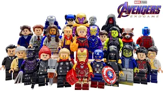 LEGO Avengers Endgame How To Build / Upgrade All Main Characters