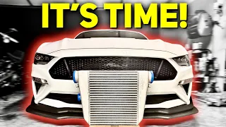 FINALLY IT'S TIME! ESS Supercharging my 2022 Mustang GT s550! pt.1