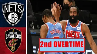 Brooklyn Nets vs Cleveland Cavaliers Highlights (2nd OverTime) | NBA Season 2021