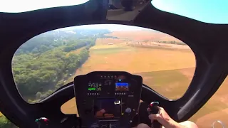 TRAINING FLIGHT OF GYROCOPTER ARGON 915 i SERIES