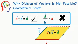 Why division of vectors is not possible? Geometry Proof