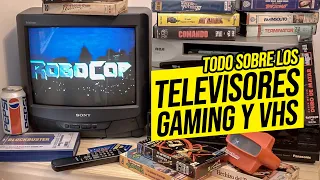 VIDEOJUEGOS y VHS en los TELEVISORES de TUBO