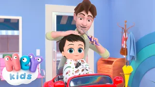 Haircut song ✂️ Hair cutting cartoon | Fun Song for Kids | HeyKids Nursery Rhymes