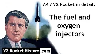 A4 / V2 Rocket in detail: fuel and oxygen injectors