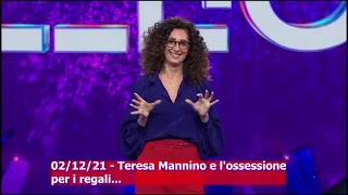 02/12/21 - Teresa Mannino e l'ossessione per i regali...(audio)