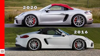 2020 Porsche 718 Spyder vs Older 2016 Porsche Boxster Spyder