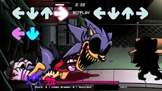 FNF - Left unchecked but Lord X sings it VS SONIC FULL HORROR MOD [HARD]