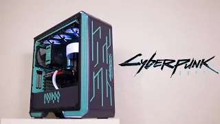 Пека в стиле Cyberpunk 2077 [Кастом Be Quiet Dark Base 700]