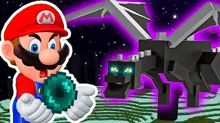 Mario checks experiments in Minecraft #7