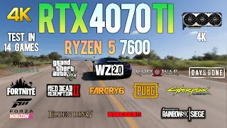 RTX 4070 Ti : Test in 14 Games at 4K  - RTX 4070Ti Gaming