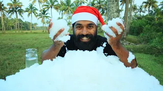 M4 TECH | SNOW MAKING AT HOME EASY METHOD FOR CHRISTMAS | മഞ്ഞുണ്ടാക്കാൻ  ഒരു എളുപ്പവഴി