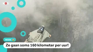 WK Wingsuit: springen en vliegen tussen hoge bergen