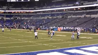 Indianapolis Colts Punter Pat McAfee Pre-game Warming Up