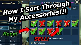 Which Accessories To Keep or Sell??? Raid Shadow Legends