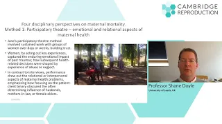 'Maternal mortality in sub-Saharan Africa' workshop, session 2: Professor Shane Doyle
