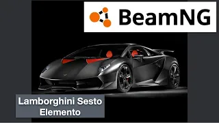 Crash Lamborghini Sesto Elemento 🤓 BeamNG drive
