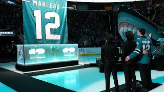 Patrick Marleau’s No. 12 retired in San Jose