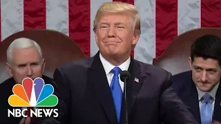 President Donald Trump Asks To 'Set Aside Our Differences' During State Of The Union | NBC News
