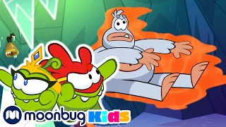 CUT THE ROPE - Om Nom - Bigfoot | ABC 123 Moonbug Kids | Fun Cartoons | Learning Rhymes