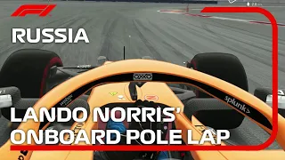 Lando Norris' Pole Lap | 2021 Russian Grand Prix