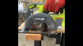 Can this cheap 5inch Ryobi circular saw cut a 2x4