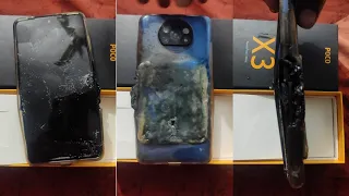 Внимание ! При зарядке взорвался телефон Xiaomi POCO X3, Xiaomi не признаёт свою вину.