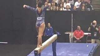 Grace Glenn (UCLA) Balance Beam 2019 NCAA Championships Semifinal One 9.8